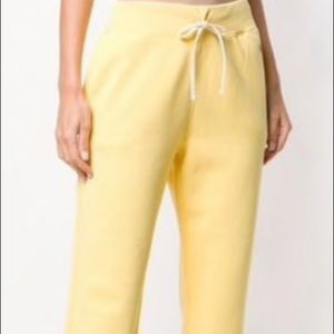 Something Navy Yellow Lounge Capris